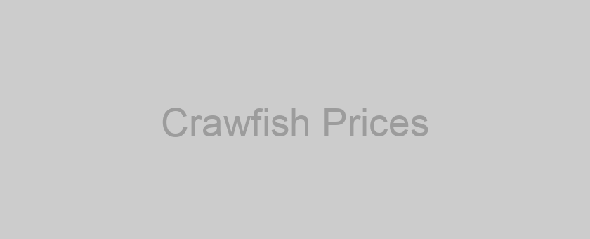 Crawfish Prices